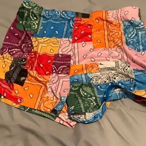 Bandanna shorts
